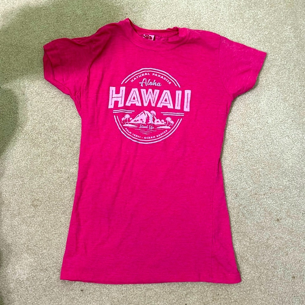 Island Girl, rich pink, and size extra small
